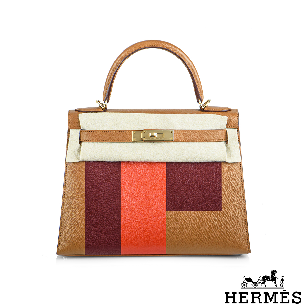 Hermès Kelly 28 Capucine Sellier Epsom Gold Hardware GHW — The